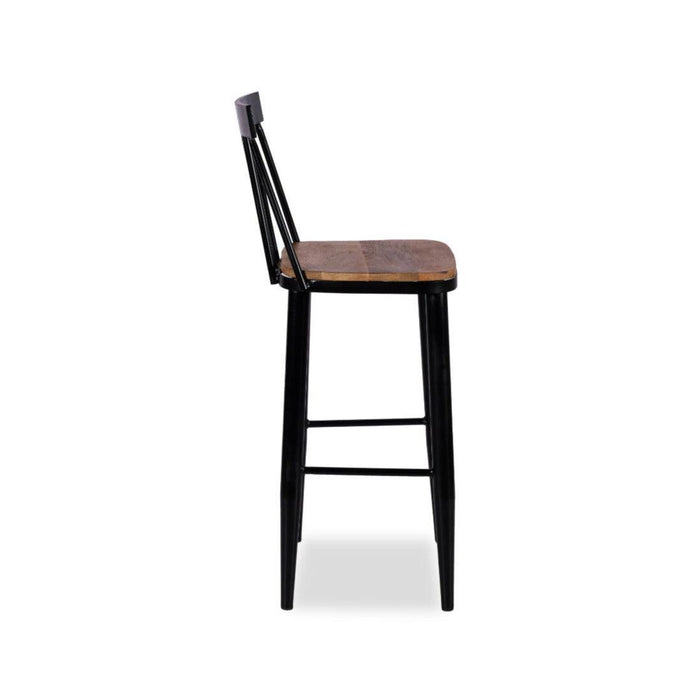 buy-bar-chairs-and-stools-windsor-metal-bar-chair-seat-for-home-or-wooden-high-counter-stool-by-home-glamour-on-ikiru-online-store-4 - IKIRU