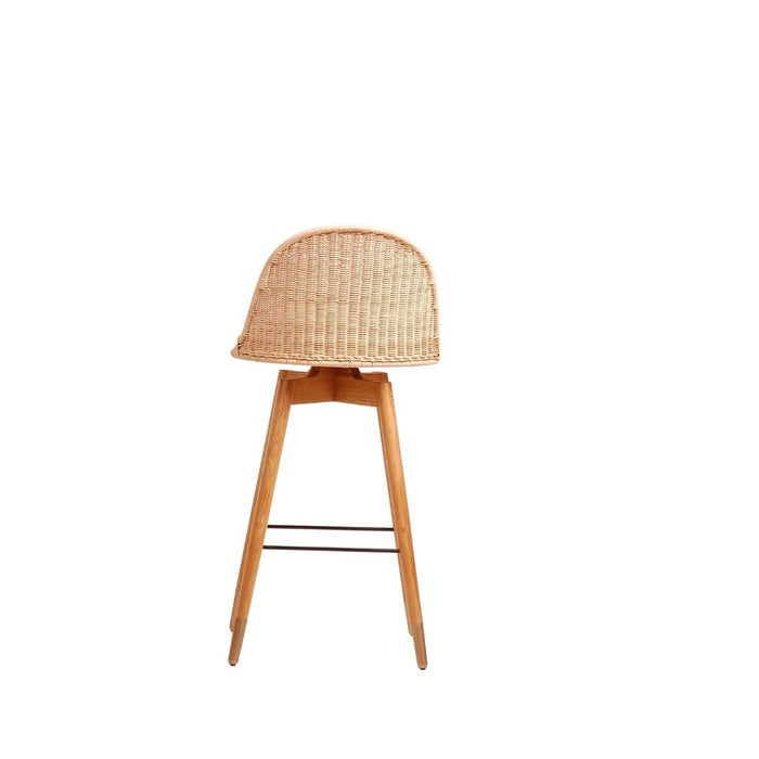 Buy Bar Furniture Selective Edition - Oka Rattan Swivel Bar Stool by AKFD on IKIRU online store