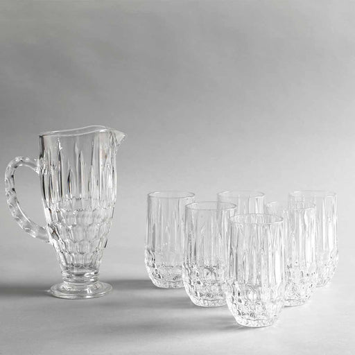 buy-bar-glasses-luxurious-crystal-glass-carafe-with-6-glasses-or-glass-set-with-mug-by-home4u-on-ikiru-online-store-2 - IKIRU