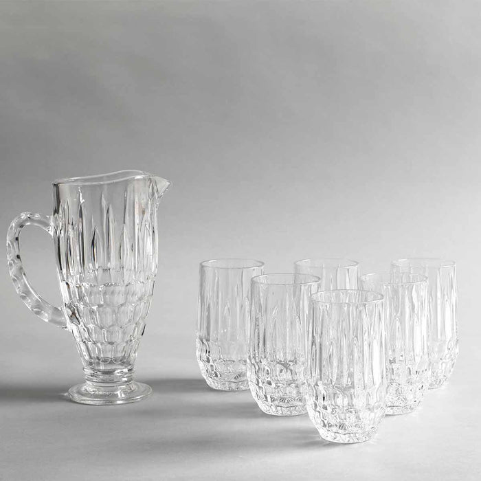 buy-bar-glasses-luxurious-crystal-glass-carafe-with-6-glasses-or-glass-set-with-mug-by-home4u-on-ikiru-online-store-2 - IKIRU