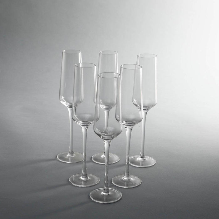 buy-bar-glasses-skylar-classy-long-stem-champagne-serving-glasses-or-glass-set-of-6-for-home-decor-and-gifting-by-home4u-on-ikiru-online-store-1 - IKIRU