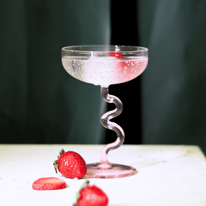 Swirl Cocktail Glasses | Stylish Drinkware for Juice & Water