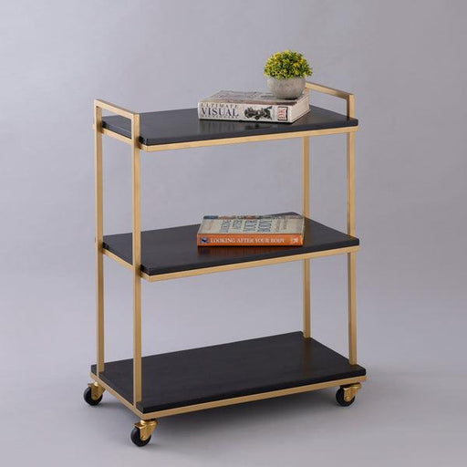 buy-bar-trolley-black-golden-iron-and-wooden-multi-purpose-3-tier-trolley-stand-for-living-room-and-home-by-indecrafts-on-ikiru-online-store-1 - IKIRU