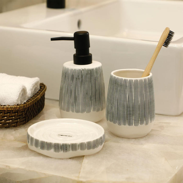 buy-bath-accessories-livia-bath-set-of-3-soap-dish-and-brush-holder-or-bathroom-accessories-by-home4u-on-ikiru-online-store-1 - IKIRU