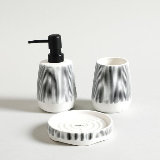 buy-bath-accessories-livia-bath-set-of-3-soap-dish-and-brush-holder-or-bathroom-accessories-by-home4u-on-ikiru-online-store-2 - IKIRU