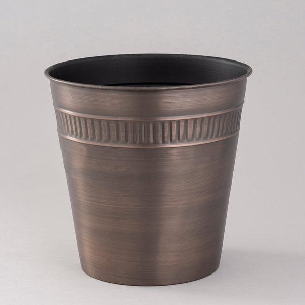 buy-bathroom-accessories-antique-bronze-waste-bin-for-home-or-portable-trash-dustbin-container-by-indecrafts-on-ikiru-online-store-1 - IKIRU