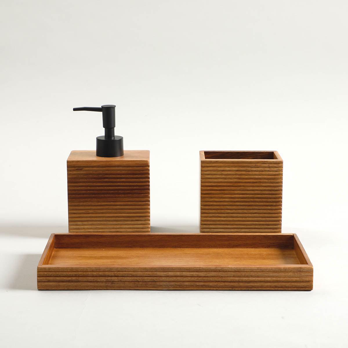 buy-bathroom-accessories-aurus-stylish-wooden-bathroom-accessories-set-of-3-with-tray-for-home-and-hotel-by-home4u-on-ikiru-online-store-1 - IKIRU