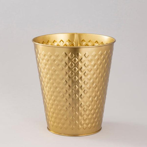 buy-bathroom-accessories-gold-embossed-waste-bin-or-garbage-box-and-dustbin-by-indecrafts-on-ikiru-online-store-1 - IKIRU