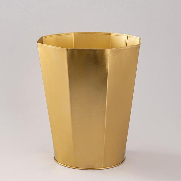 buy-bathroom-accessories-gold-octo-waste-bin-or-dustbin-and-garbage-box-by-indecrafts-on-ikiru-online-store-1 - IKIRU