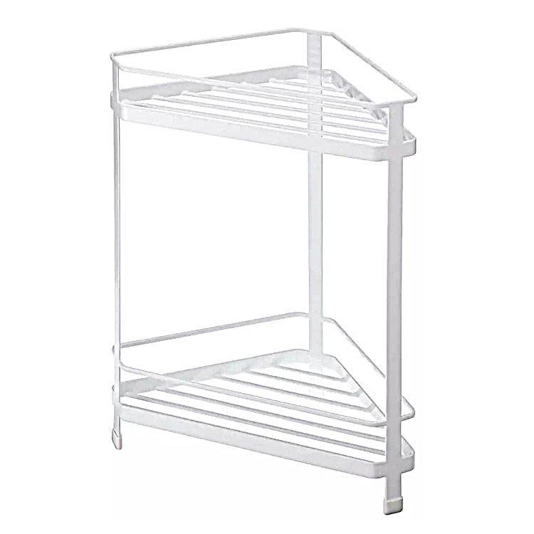 buy-bathroom-cabinet-and-shelves-white-carbon-steel-corner-storage-shelf-rack-or-storage-holder-stand-for-home-and-kitchen-by-arhat-organizers-on-ikiru-online-store-3 - IKIRU