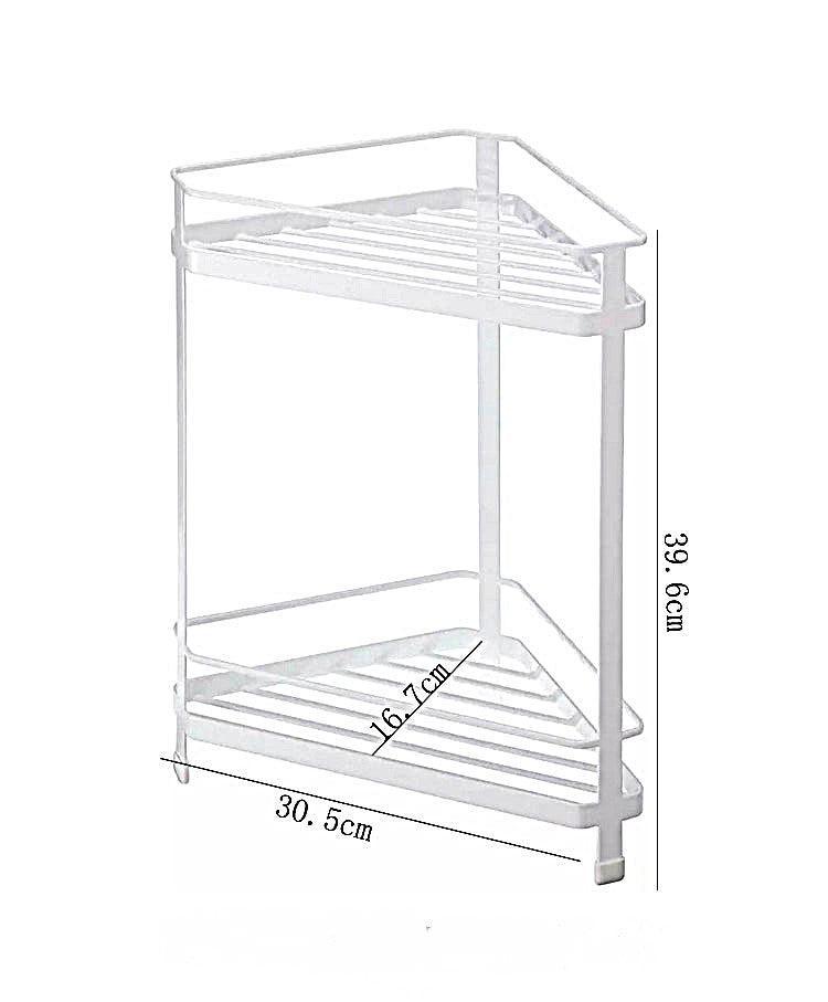 buy-bathroom-cabinet-and-shelves-white-carbon-steel-corner-storage-shelf-rack-or-storage-holder-stand-for-home-and-kitchen-by-arhat-organizers-on-ikiru-online-store-4 - IKIRU