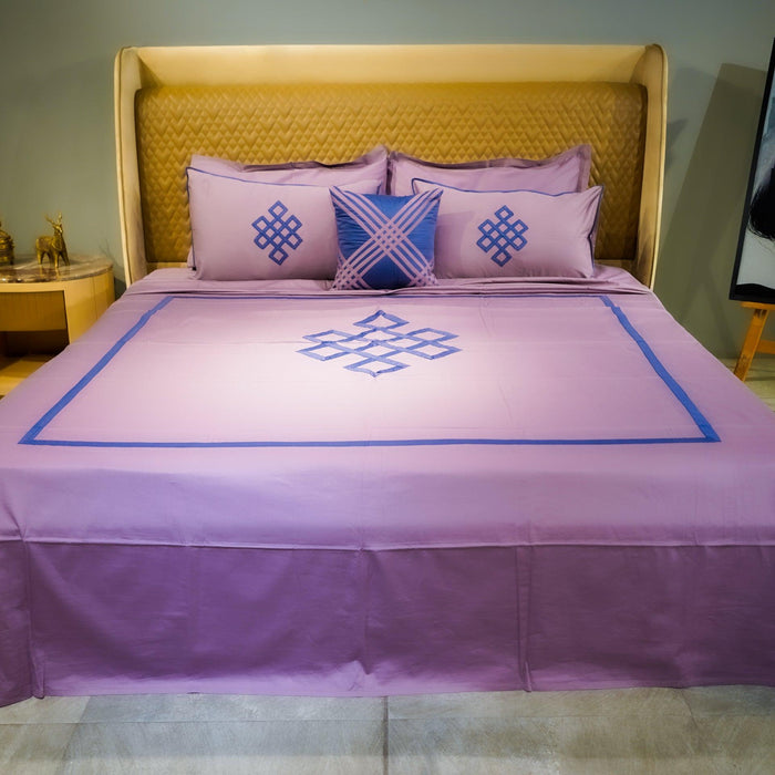 Buy Bedding sets - Abstract Fusion - Lavender - Set of 5 by Aetherea on IKIRU online store