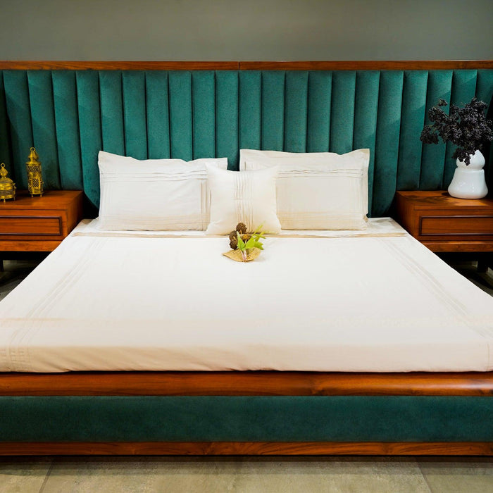 Buy Bedding sets - Classic Charm - Beige - Set of 5 by Aetherea on IKIRU online store