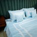 Buy Bedding sets - Cotton Bloom - Baby Blue - Set of 5 by Aetherea on IKIRU online store