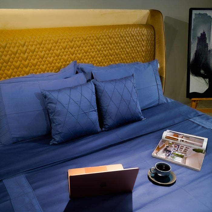 Buy Bedding sets - Diamond Simplicity - Blue - Set of 5 by Aetherea on IKIRU online store