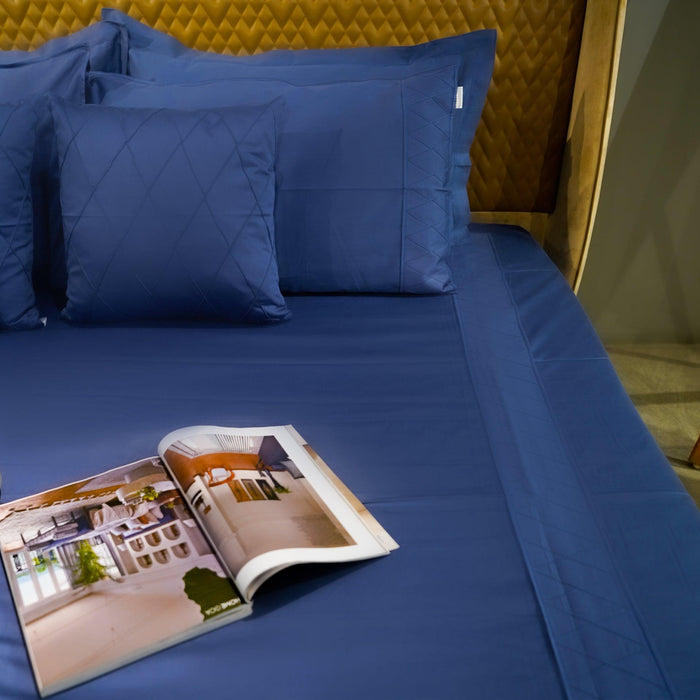 Buy Bedding sets - Diamond Simplicity - Blue - Set of 5 by Aetherea on IKIRU online store