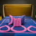 Buy Bedding sets - Teardrop Elegance - Blue X Pink - Set fo 5 by Aetherea on IKIRU online store