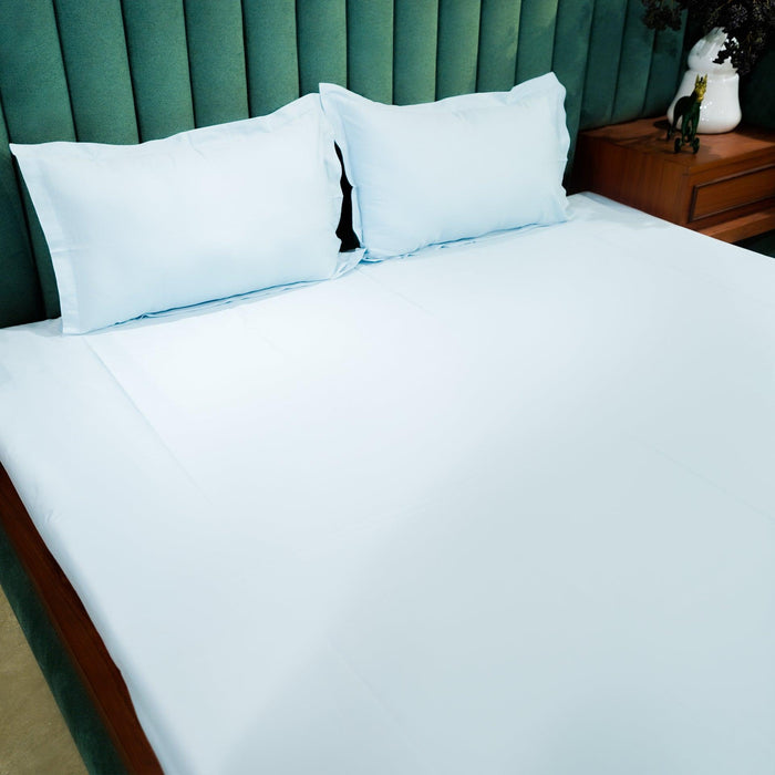 Buy Bedsheets - Baby Blue Breeze by Aetherea on IKIRU online store