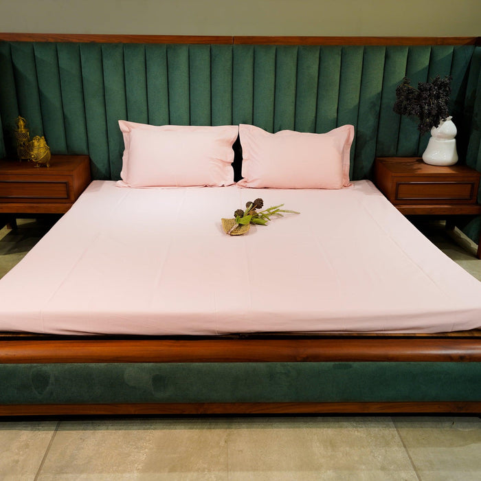 Buy Bedsheets - Baby Pink Serinity by Aetherea on IKIRU online store