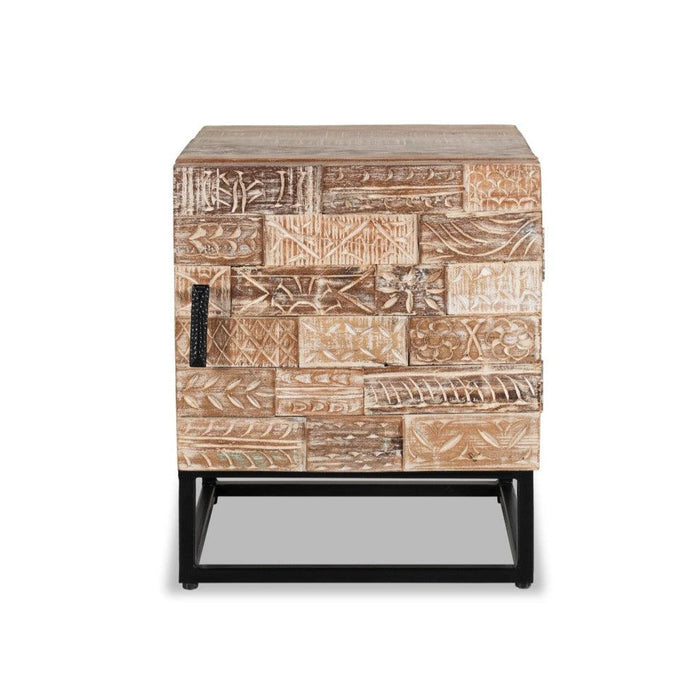 Buy Bedside Table - Lincoln Bedside Table by Home Glamour on IKIRU online store