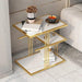 Buy Bedside Table - Metal Bedside table Gold by Handicrafts Town on IKIRU online store