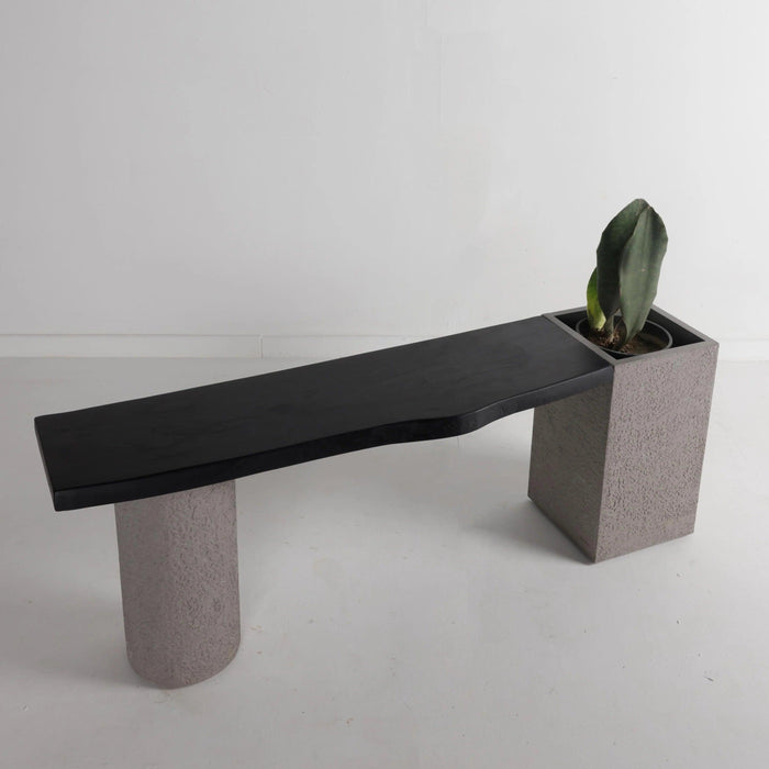 buy-bench-dot-square-planter-bench-teakwood-table-for-home-or-wooden-furniture-by-objectry-on-ikiru-online-store-10 - IKIRU