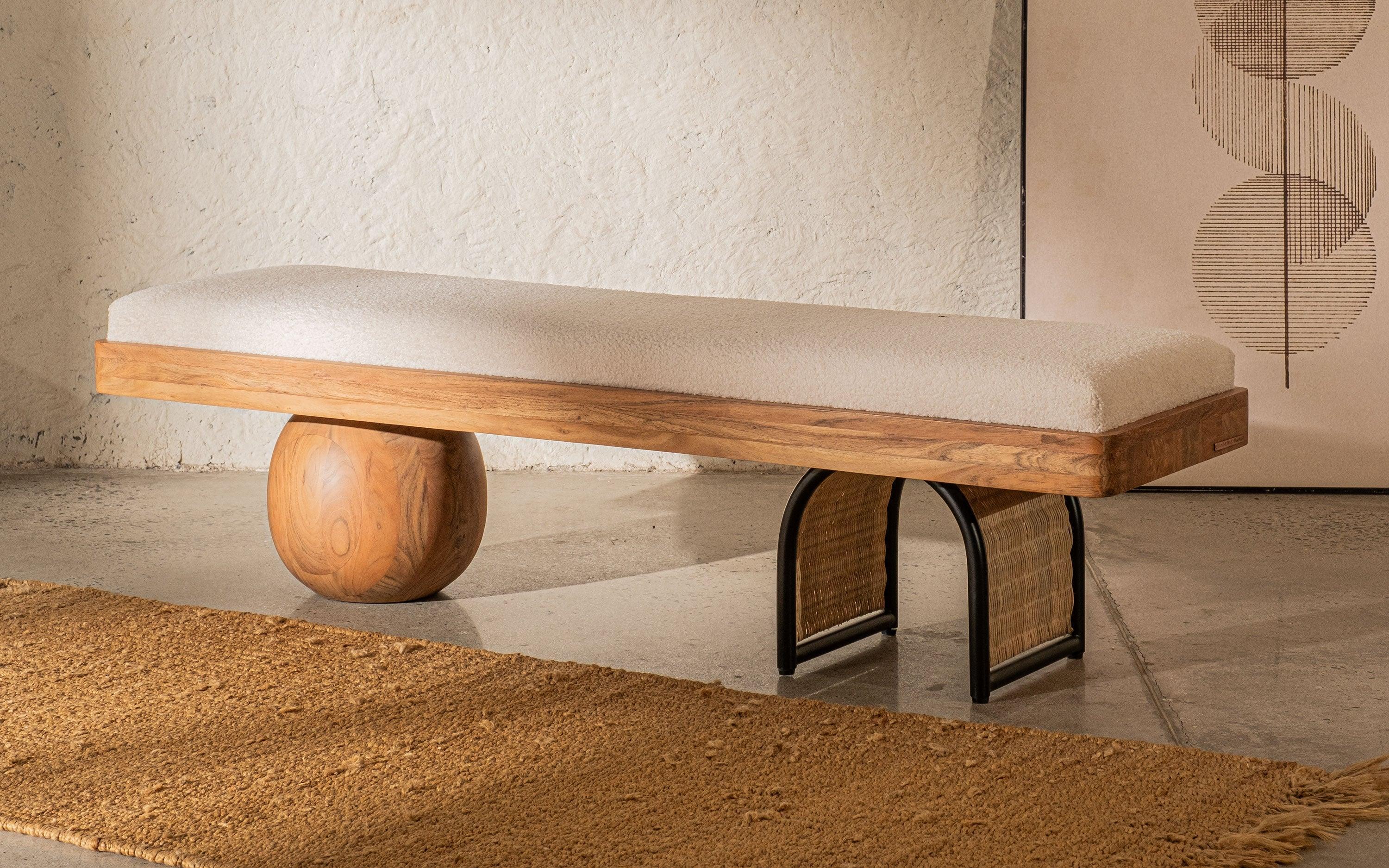 Buy Andaman Avis Solid Wooden Bench | Furniture Decor - Ikiru – IKIRU