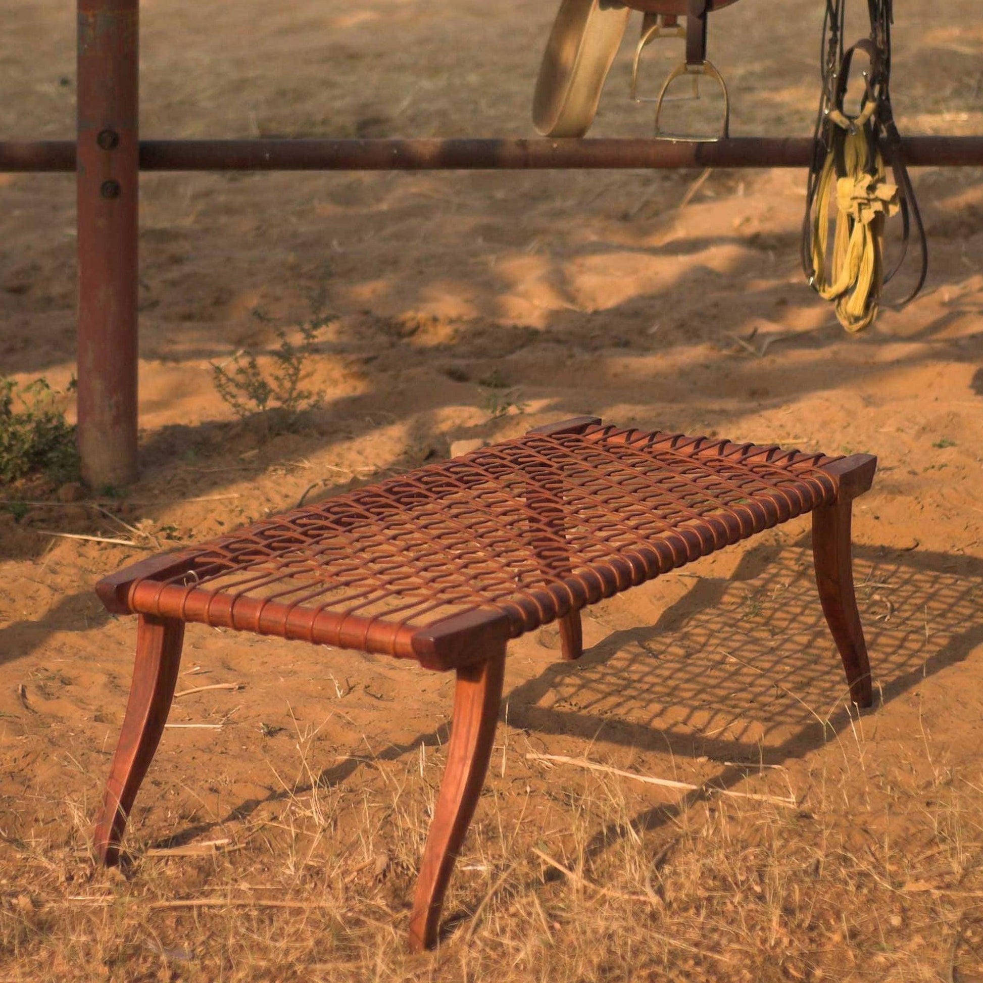 buy-benches-selective-edition-leather-strap-bench-by-anantaya-on-ikiru-online-store-1 - IKIRU