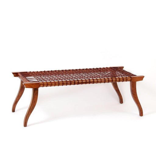 Buy Benches Selective Edition - Leather Strap Bench by Anantaya on IKIRU online store
