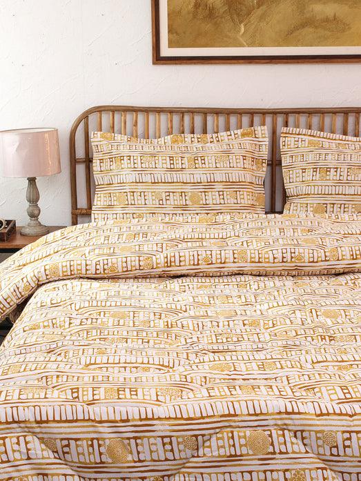 Buy Blankets & Comforters - Yellow Cotton Sanchi Double Bed Comforter | Blanket For Bedroom by House this on IKIRU online store