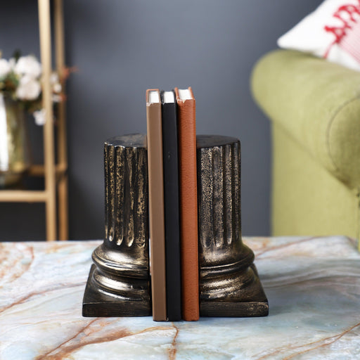 Buy Bookends - Relic Minimal Pillar Bookend | Decorative Book Holder Stand For Table & Living Room Decor by De Maison Decor on IKIRU online store