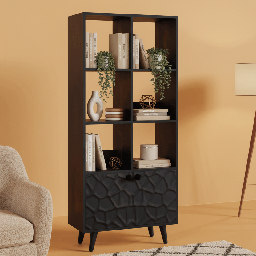 Crater Sideboard Bookshelf For Home & Living Room