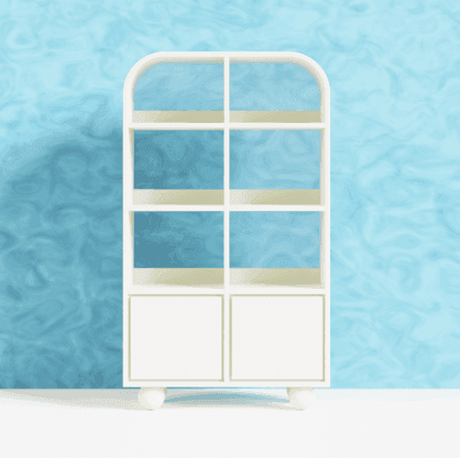 Buy Bookshelf - Santorini Bookshelf For Home Decor | Table With Drawer by Artisan Manor on IKIRU online store