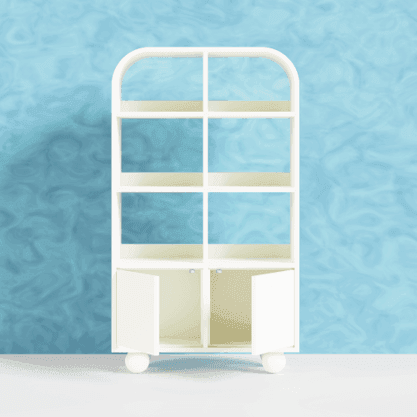 Buy Bookshelf - Santorini Bookshelf For Home Decor | Table With Drawer by Artisan Manor on IKIRU online store