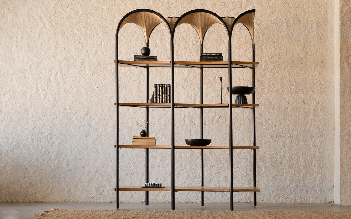 Buy Bookshelf Selective Edition - Andaman Katchall Shelving Unit | Wooden Shelf For Books by Orange Tree on IKIRU online store