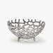 Buy Bowl - Silver Unique Abstract Bowl | Aluminum Fruit Stand For Home & Dining Table Decor by Casa decor on IKIRU online store