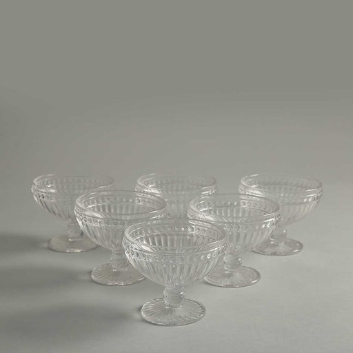 Buy Bowl - Tielle Clear Ice Cream Bowl Set of 6 by Home4U on IKIRU online store