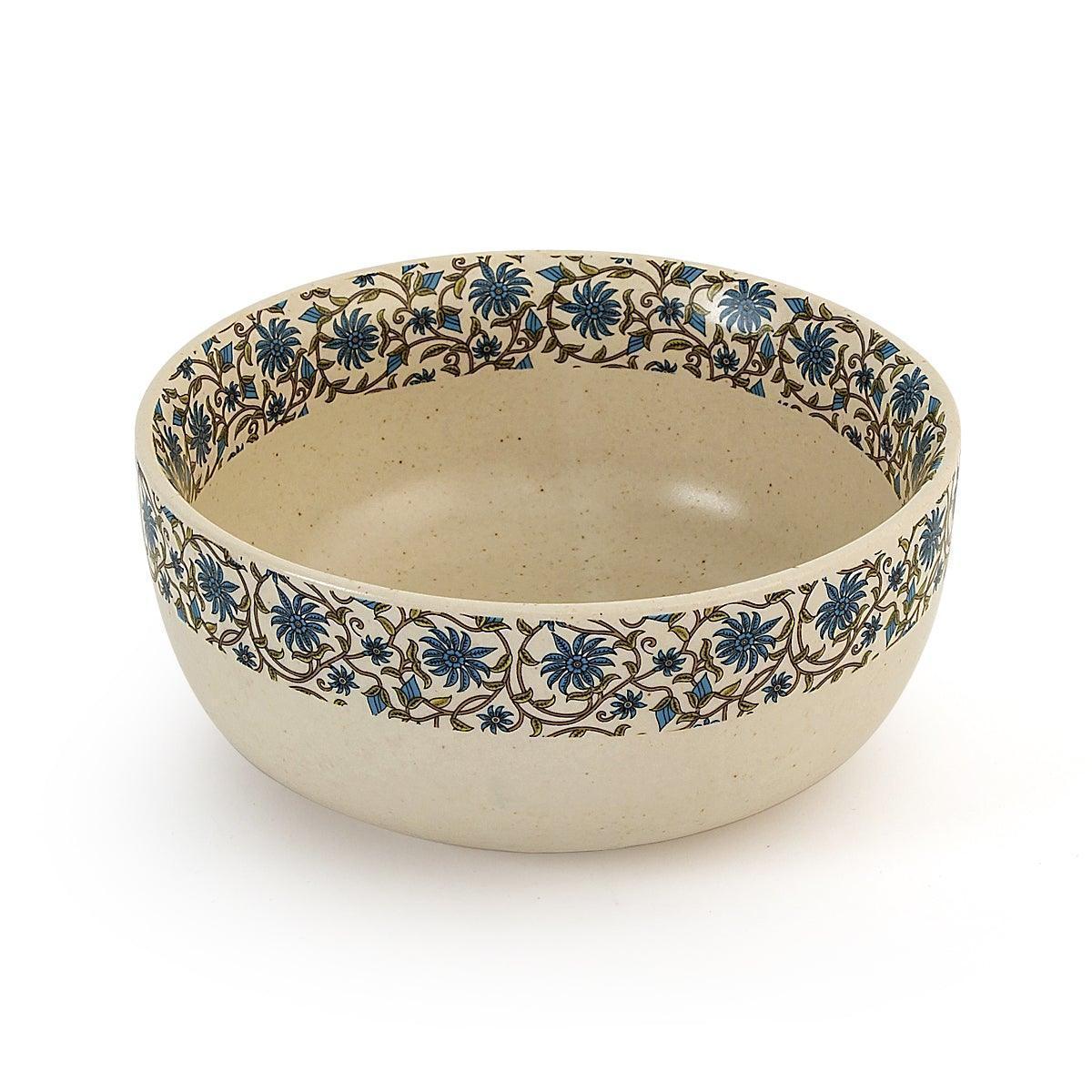 Buy Bowls & Katori - Asul Decorative Floral Printed Serving Bowl For Kitchen & Table | Ceramic Gifting Serveware by Home4U on IKIRU online store