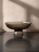 Buy Bowls & Katori - Brown RIbbed Glass Bowl by The Table Fable on IKIRU online store