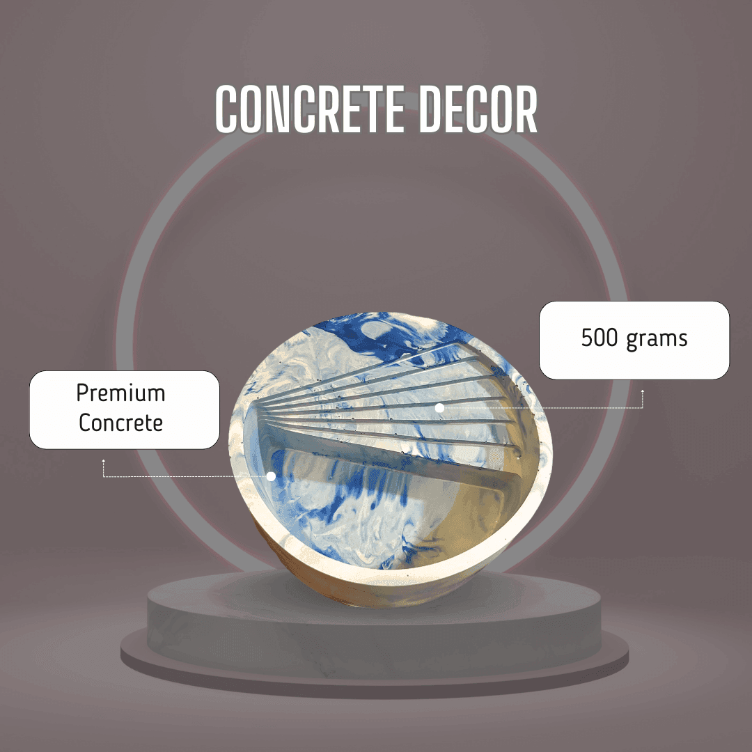 Buy Bowls & Katori - Concrete Step Bowl for Home Decor | Decorative Bowl by Atisa on IKIRU online store