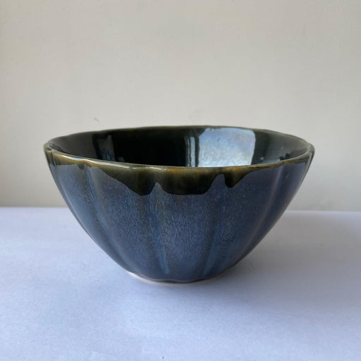 Buy Bowls & Katori - Deep Green Serving Bowl | Decorative Multipurpose Pot by Ceramic Kitchen on IKIRU online store