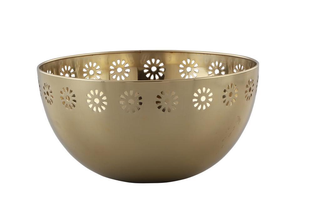 Buy Bowls & Katori - Gold Finish Stainless Steel Fez Decorative Bowl For Kitchenware & Serveware by Manor House on IKIRU online store