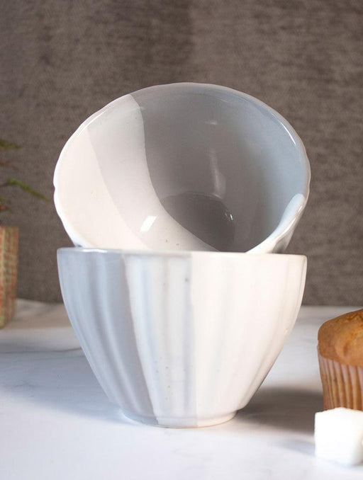 Buy Bowls & Katori - Shaded Dessert Bowl - Set of 6 | Serving Bowl Set by The Table Fable on IKIRU online store