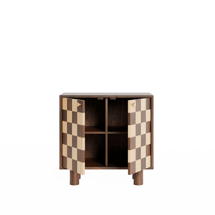 Buy Cabinets & Sideboard - Chess Small Cabinet Unit for Living Room | Wooden Storage Sideboards by Artisan Manor on IKIRU online store