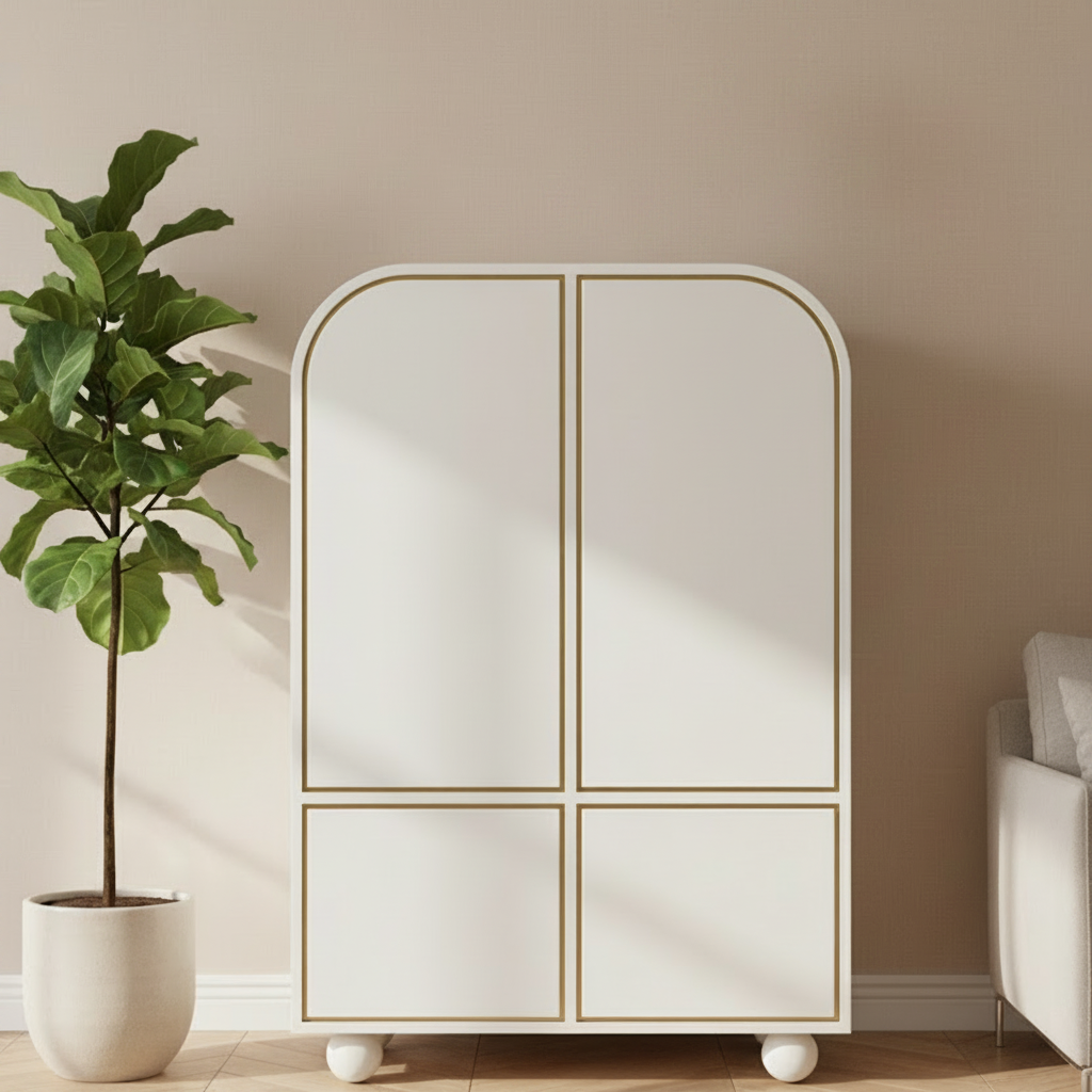 Santorini Large Storage Cabinet & Sideboard For Living Room