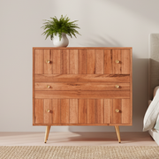 Slat Drawer Dresser | Wooden Cabinets & Sideboards