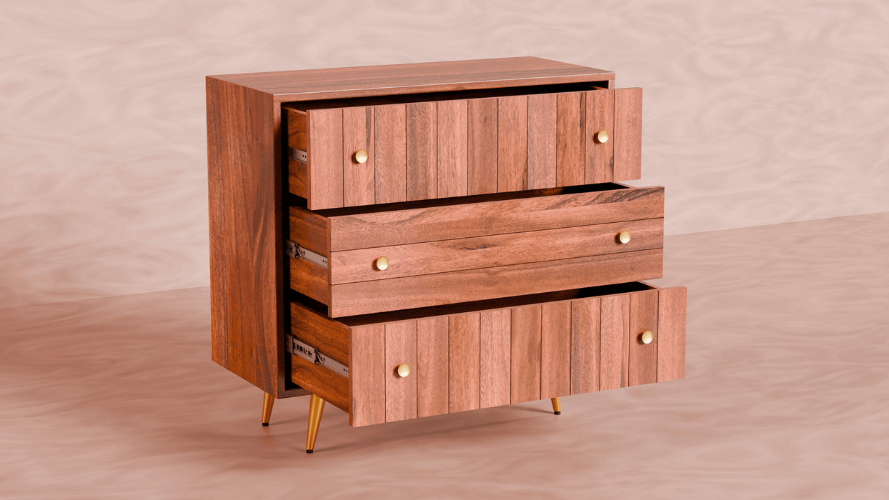 Buy Cabinets & Sideboard - Slat Drawer Dresser | Wooden Cabinets & Sideboards by Artisan Manor on IKIRU online store