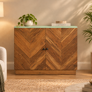Zenith-2-door-TV-Unit-cabinet-with-marble-top-tv-cum-storage-unit