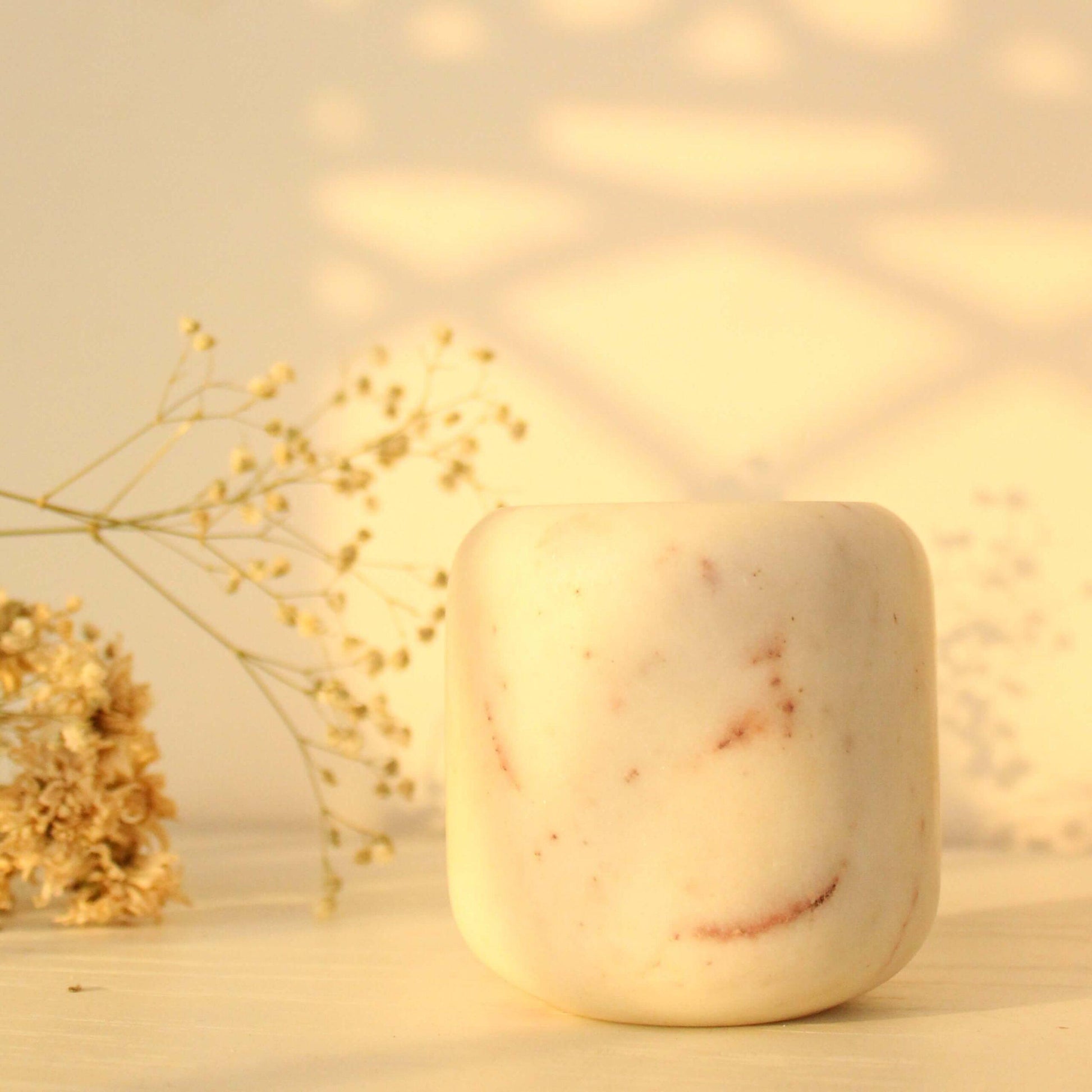 Buy Candle - Aromatic Carrara White Tealight Holder | Decorative Marble Candle Stand For Table Decoration by Byora Homes on IKIRU online store