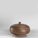 Buy Candle - Brown Carved Wooden Jar With Lid Scented Candle For Home & Table Decor by Doft Candles on IKIRU online store